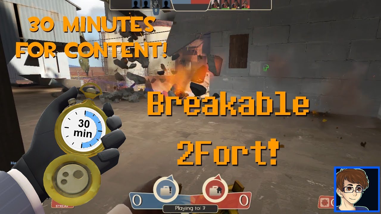 Destroying 2Fort?!? [30 Minutes for Content] TF2 - YouTube