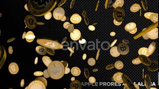 Bitcoin Falling | Motion Graphics - Envato elements
