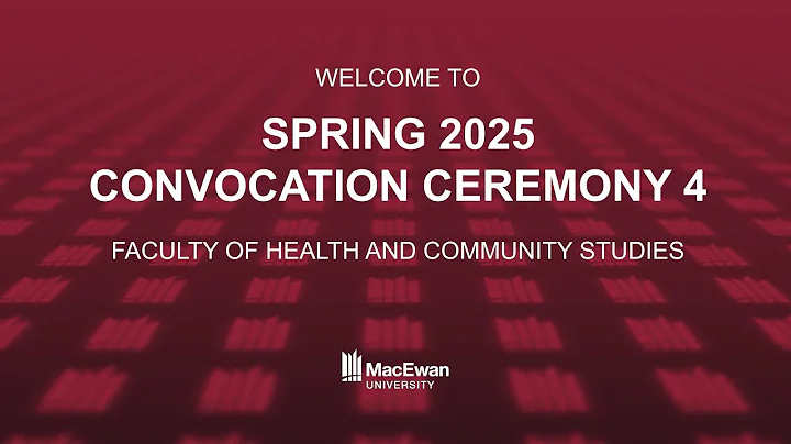 MacEwan Convocation Ceremony June 18, 2025 - 2:30pm