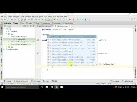 Ratingbar in android