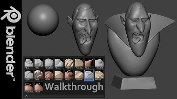 "Bleh bleh bleh" Blender Sculpting Walkthrough