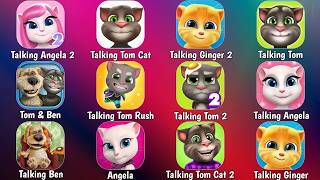 My Talking Tom, My Tom, Talking Ben, My Angela, Grab Crazy, Tom Gold Run, Talking Juan, Ben, Ginger screenshot 4