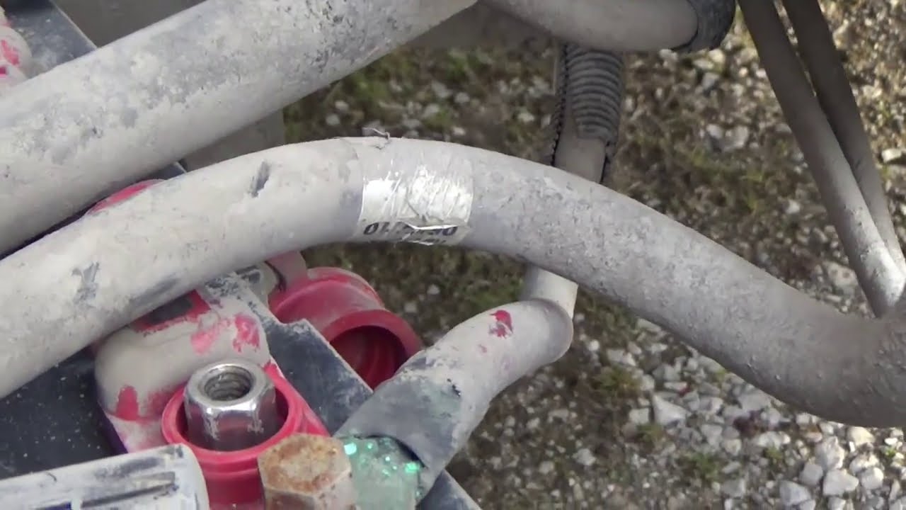 Clean and tighten battery cables on a big truck YouTube
