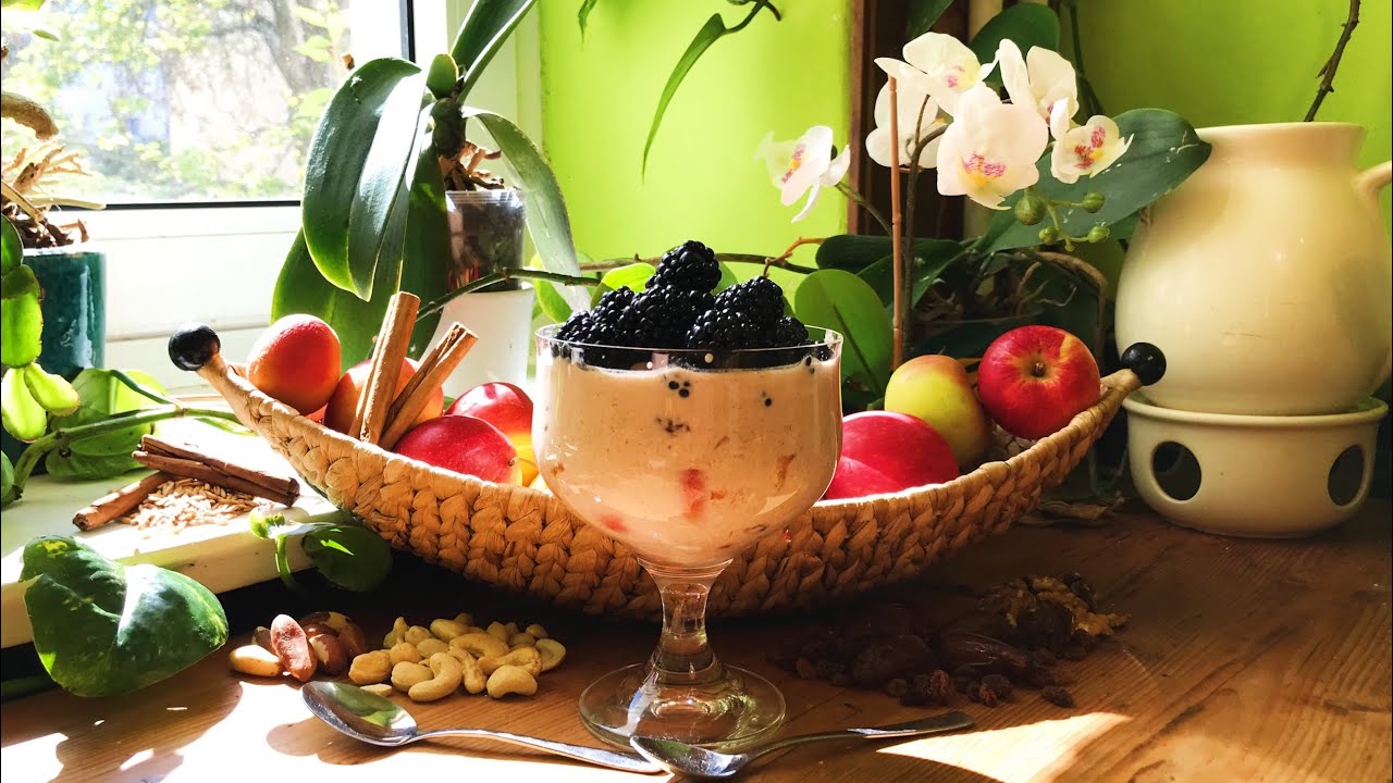 Walnut Apricot Oat Meal with Cinnamon Cashew Milk ~ Take 3