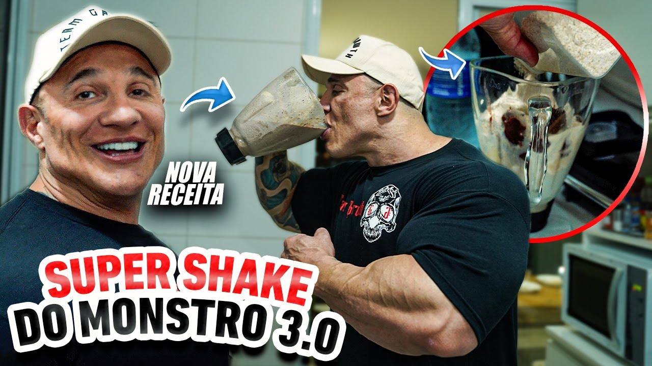 SUPER SHAKE DO MONSTRO PARA GANHAR PESO RÁPIDO - NOVA RECEITA - FABIO GIGA