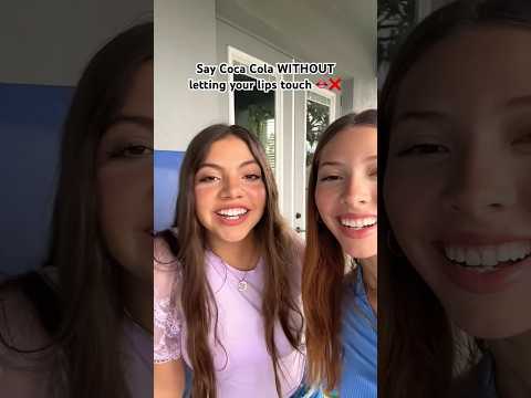 Say Cocacola Without Touching Your Lips Trending Shorts Flyxo