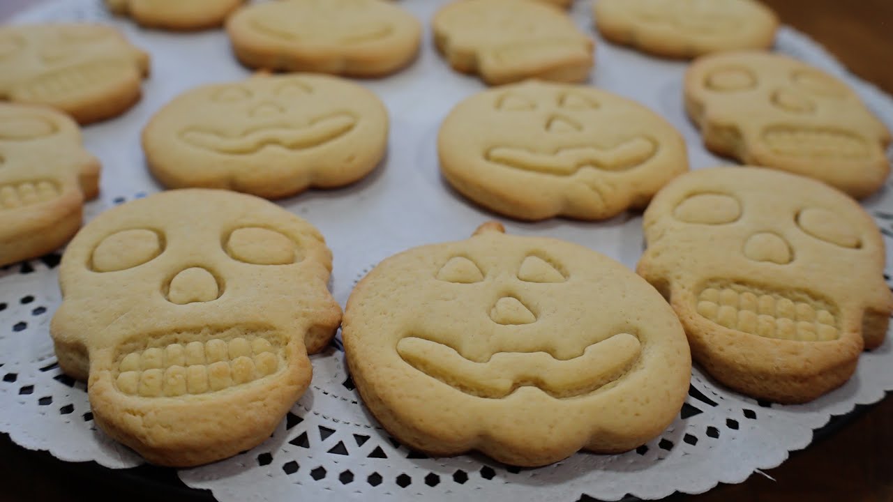 Bolachas de manteiga para o Halloween