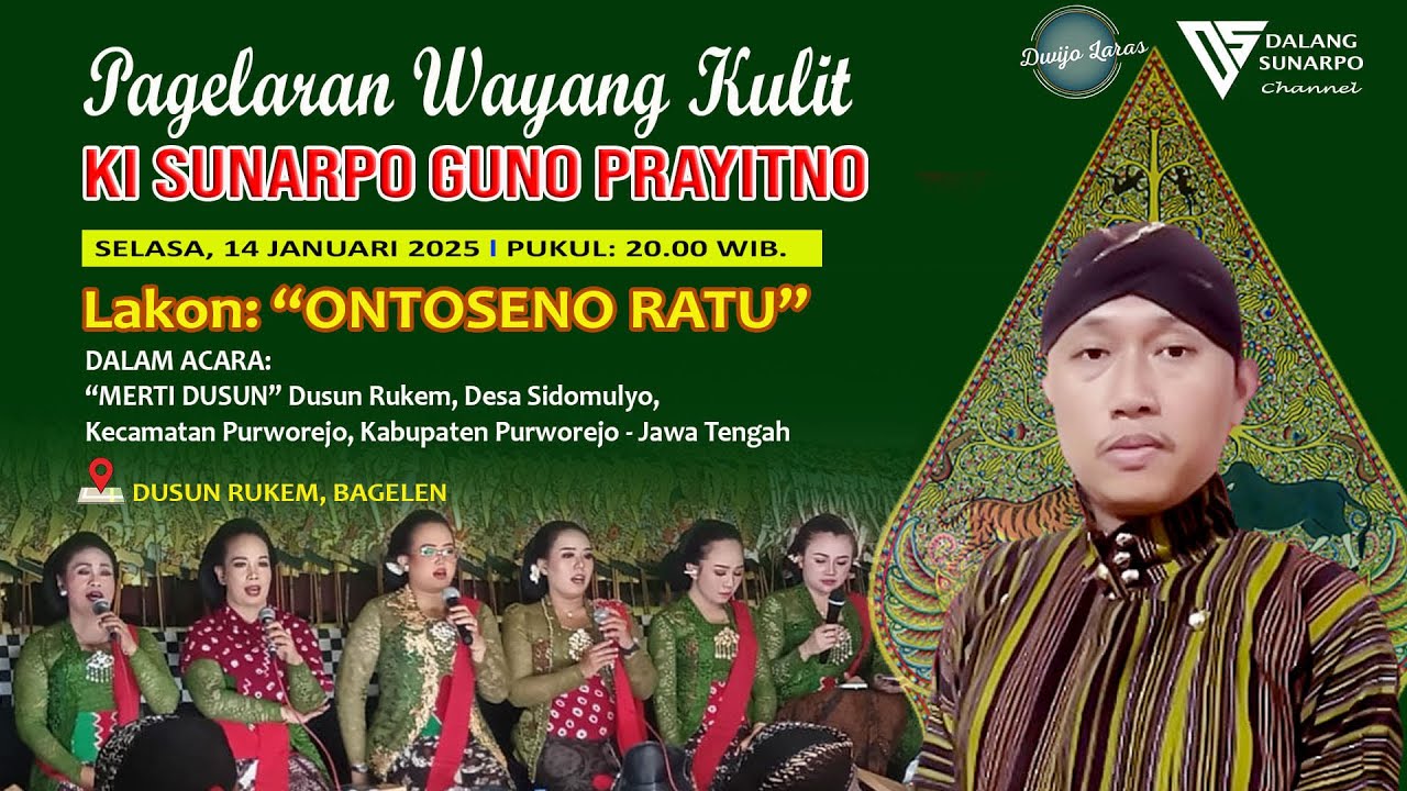 #LiveSetreaming KI SUNARPO GUNO PRAYITNO - ONTOSENO RATU
