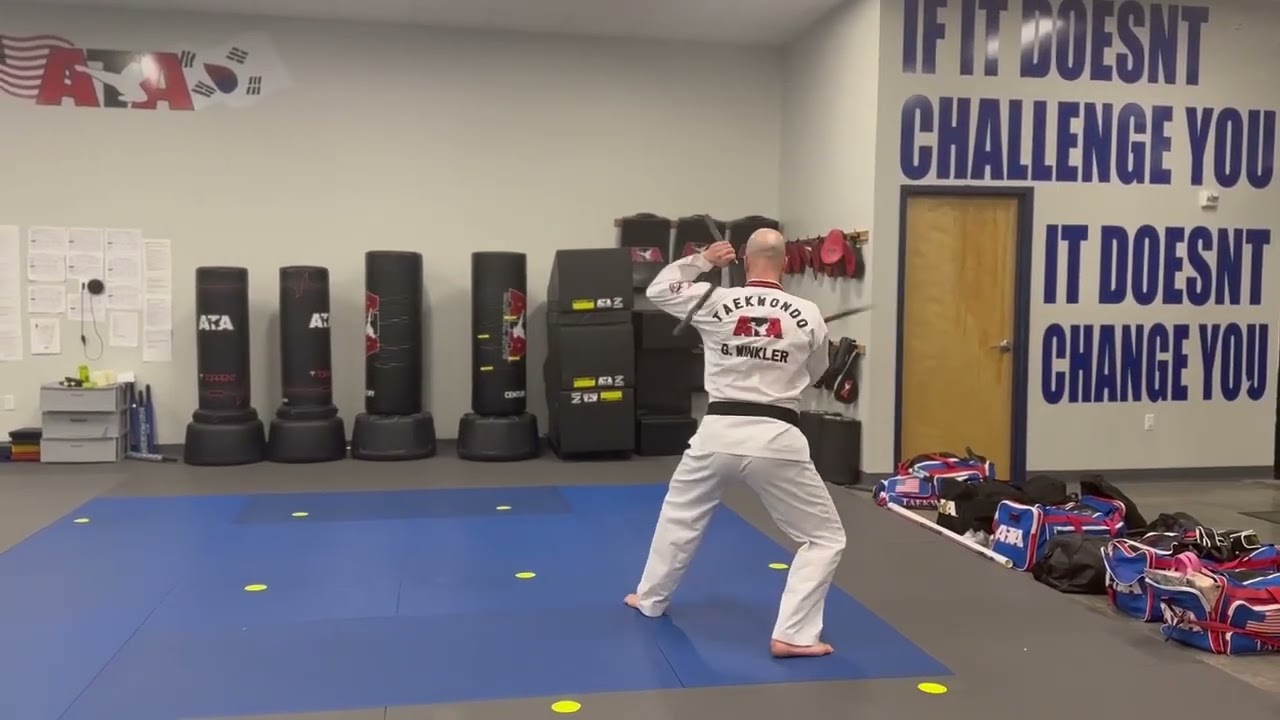 Competition Weapon - Color Belt Traditional Nunchucks (SJB) (For all color belt students)