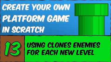 Create Your Own Platform Game in Scratch - #13 (Cloning Enemies)