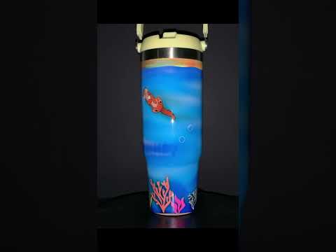 SHRIMPY Ivy Stenehjem S Creation On A Tumbler Travel Mug She Painted It Herself BOOM 