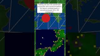 Testing 2D And 3D Coordinate Conversion And Synchronization
