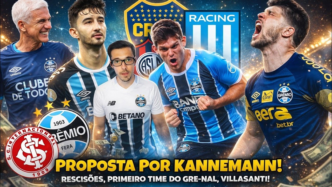  PROPOSTA POR KANNEMANN, RESCISÕES ENCAMINHADAS, MEU TIME DO PRIMEIRO GRE-NAL, RETORNO DE VILLASANTI