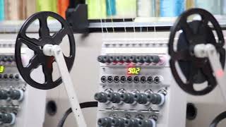 Lejia independent pressor foot 1500 rpm super high speed embroidery machine testing before delivery