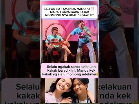 Amanda Manopo kesal sama fajar sadboy #amandamanopo #fajarsadboy #trendingshorts #youtubeshorts