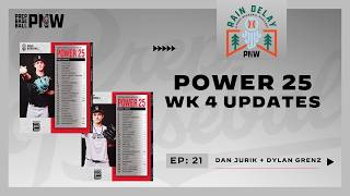 Celebrity Rain Delay Podcast: Episode 21 - Power 25 Week 4 Updates Profile