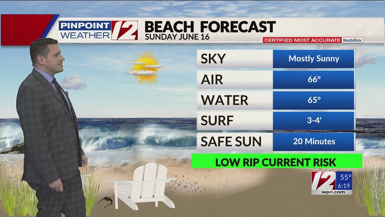WPRI 12 Weather Forecast 6/16/24: Nice Today; Heating Up This Week ...