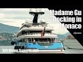 100m SuperYacht Docking in Monaco - Madame Gu