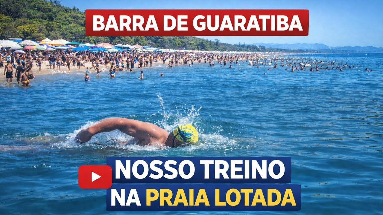 Treinar aqui foi LOUCURA! Praia LOTADA em Barra de Guaratiba 😱🌊 