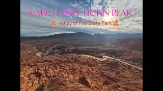 5-Arch (Fire Horn Peak) - Valley of Fire SP, Las Vegas, NV
5-Arch, aka Fire Horn Peak, is a fun little scramble in Valley of Fire State Park, northeast of Las Vegas, NV, in Moapa Valley. 5-Arch (Fire Horn Peak) - Valley of Fire SP, Las Vegas, NV