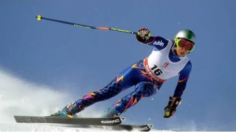 Deborah Compagnoni Olympic super-G gold (Albertvil...
