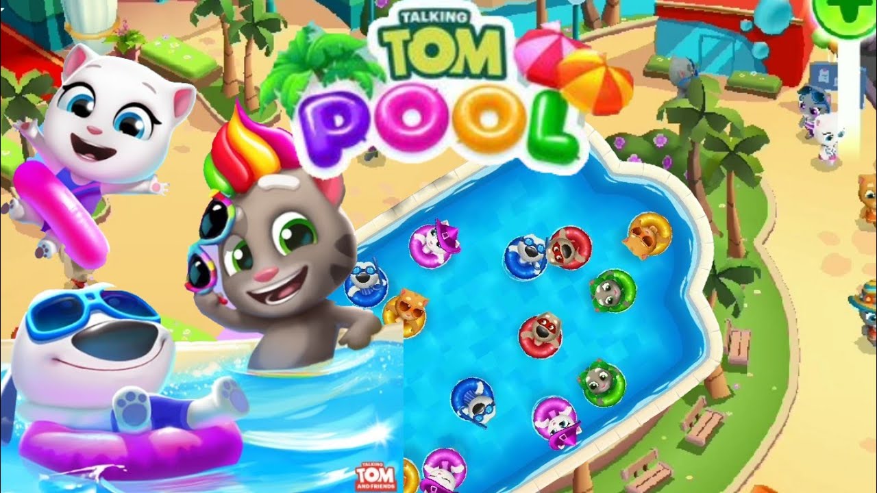 Talking Tom pool// Tom và các bạn YouTube