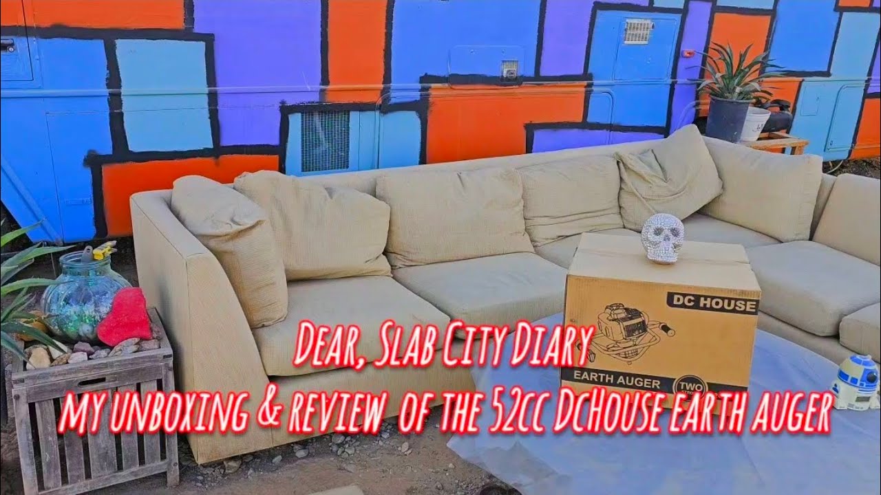 Unboxing and testing Dc House 52cc Earth Auger - YouTube