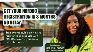 How to register your product with Nafdac in 2025