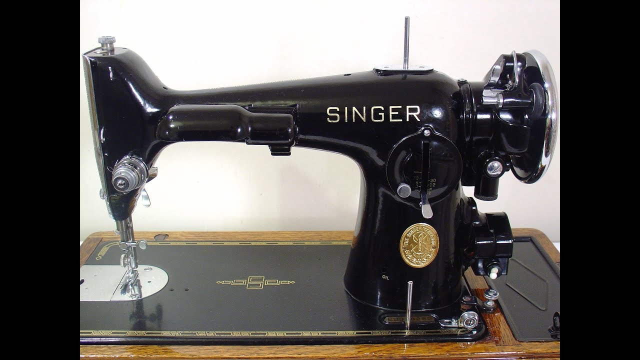 Singer 201 K2 sewing machine potted motor 1938 YouTube