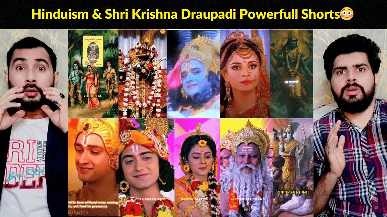 Hinduism & Shri Krishna Draupadi Powerfull Shorts😳Pakistani Reaction