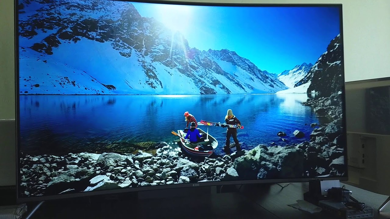 Тест телевизора Kivi 55UC30G отличное качество 4K