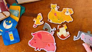 JOGO DA MEMORIA DESCOBRINDO OPOSTOS 13724 BB/ QUEBRA-CABEÇA MAMAE E FILHOTES 13722 BB screenshot 1