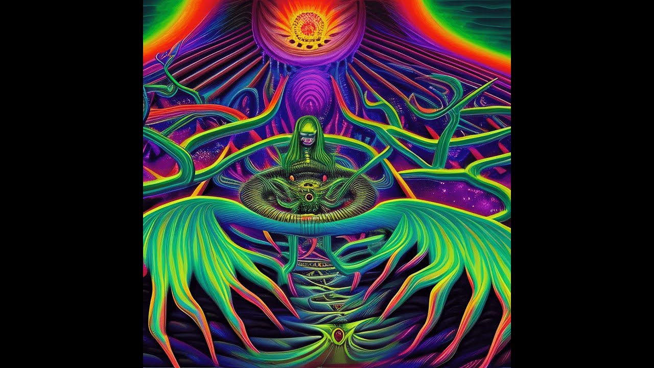 DMT trip (Epilepsy Warning and Ear ringing warning)