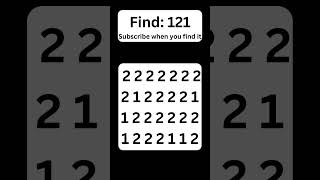 Check your eyes | Can you find 121? #viral #shorts #subscribe Net Worth