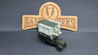 Building the Roden 1/72 scale WW1 B-Type Bus Pigeon Loft Part two - painting