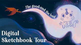 It's ok to make bad art (digital sketchbook tour)