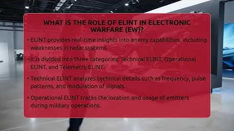 What Is The Role Of ELINT In Electronic Warfare (EW)? - Tactical Warfare Experts