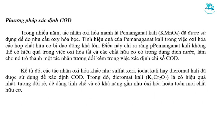 Các hóa chất cần cbi để làm thi nghiệm bod năm 2024