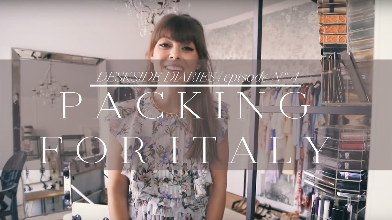 blogger style guide How to Pack for a Trip to Italy | Episode No. 4