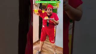 Mummy ka burger vs Chotabhai 🙈🍔| Indian family #shorts #indian #funny #tonimaster777 #comedy