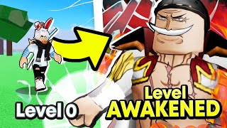 I Became WHITEBEARD (AWAKENED) For A Day In Blox Fruits (Roblox)