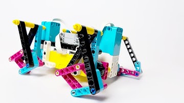 LEGO Peaucellier Mechanism Walker.#spikeprime