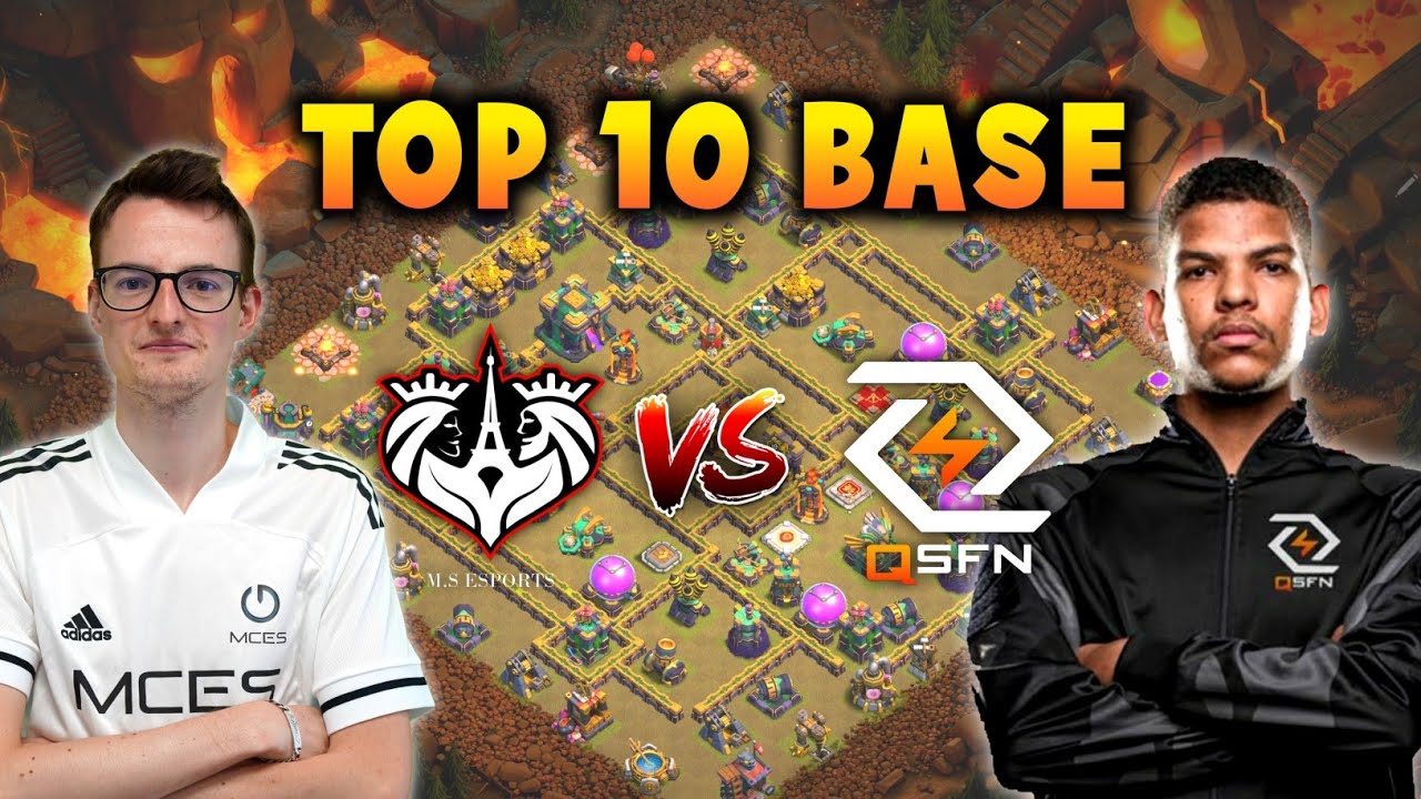Top 10 TH14 War Base with Link | M.S Esports vs QSFN Bases & Darkest MuZhan vs HaNoi Royal Bases