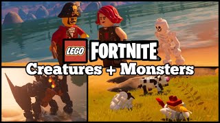 Fortnite Lego - All Wild Creatures and Enemies