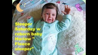 Sleeper Saturday W Reborn Baby Harlow Phoenix By Andrea Arcello