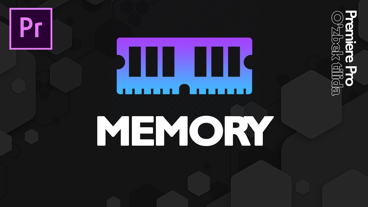 Memory tezkor xotira sozlamasi tezroq render qilish | Premeire pro