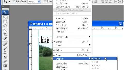 Learn about Rulers and Guides Photoshop Tutorial