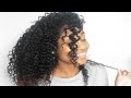 Flat Braid Out (Transitioning Natural Hair) | Step by Step