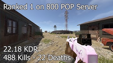 Becoming unstoppable on 800 Pop Server (22 KDR) - Rust