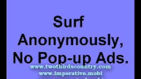 Fast Proxy, No Pop-Up Ads, Surf Anonmously, No File Size Restriction